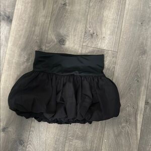 SHEIN Black Bubble Mini Skirt for Night Out
